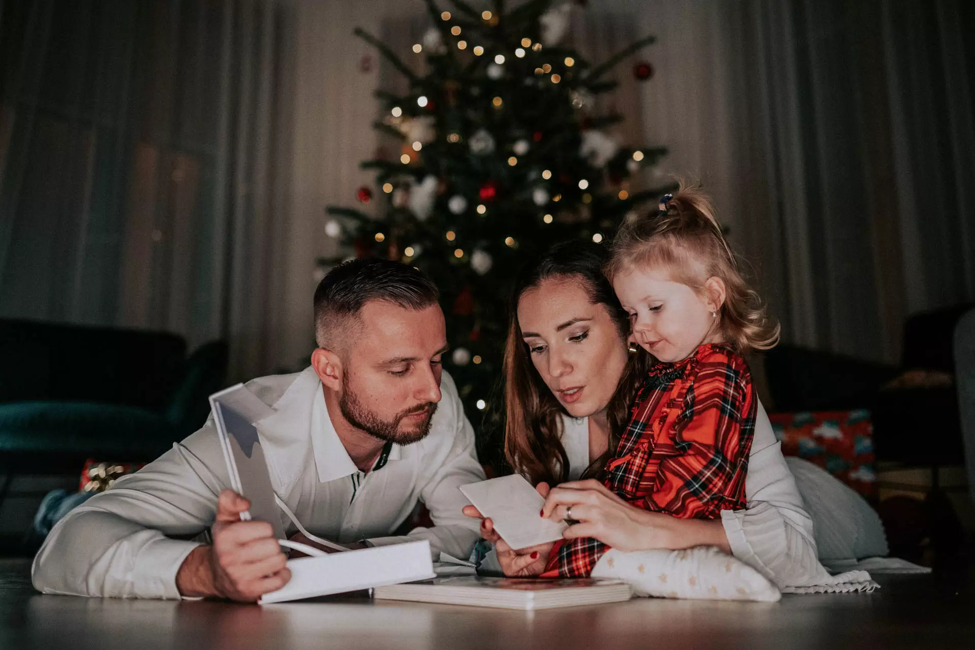 Vianočné profi rodiné fotenie v Košiciach rodičom s deťmi